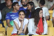 Spectators waits as toss is delayed due to rain prior to the 2025 IPL match between Royal Challengers Bengaluru and Kolkata Knight Riders at M Chinnaswamy Stadium on May 17, 2025, in Bengaluru, India. (Photo by Pankaj Nangia/Getty Images)